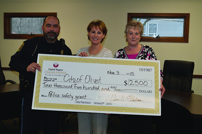 CRCF grant helps equip Olivet Police with bulletproof vests The